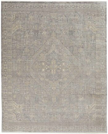 Nourison tapijt Lustrous Weave LUW02 GYBGE GREY BEIGE 8x10 099446751911