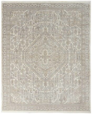 Nourison tapijt Lustrous Weave LUW02 IVBGE IVORY BEIGE 8x10 099446742803