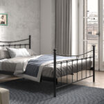 Bed 'Sacha' 160x200 met lattenbodem Zwart (2c)