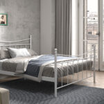 Bed 'Sacha' 160x200 met lattenbodem Wit (2c)